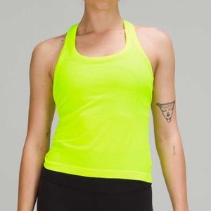 Lululemon Swiftly Tech Racerback Tank - Race Length - Highlight Yellow - Size 12